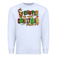 White coffee and christmas cheer Premium Sweatshirt - AdoDesignShop