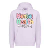 Lilac mental health matters Premium Hoodie - MaliasSmallBusiness