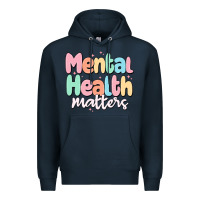 Navy mental health matters Premium Hoodie - MaliasSmallBusiness