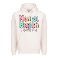 Pale Pink mental health matters Premium Hoodie - MaliasSmallBusiness