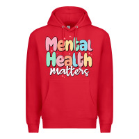 Red mental health matters Premium Hoodie - MaliasSmallBusiness