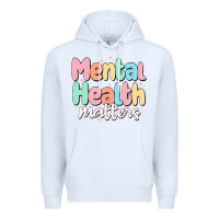 White mental health matters Premium Hoodie - MaliasSmallBusiness