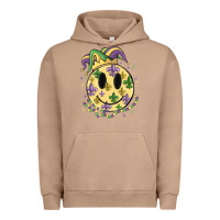 Pigment Burro smiley face mardi gras Urban Hoodie - MaliasSmallBusiness