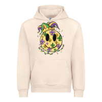 Sandshell smiley face mardi gras Urban Hoodie - MaliasSmallBusiness