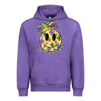 Tulip smiley face mardi gras Urban Hoodie - MaliasSmallBusiness