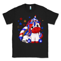 Black 4th of july american unicorn Classic Tee - texasbilliewilder