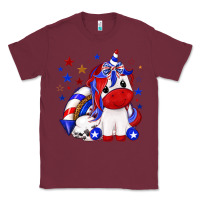 Burgundy 4th of july american unicorn Classic Tee - texasbilliewilder