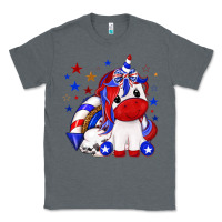 Charcoal Heather 4th of july american unicorn Classic Tee - texasbilliewilder