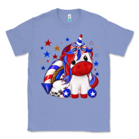 Colony Blue 4th of july american unicorn Classic Tee - texasbilliewilder