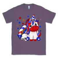 Lavender 4th of july american unicorn Classic Tee - texasbilliewilder