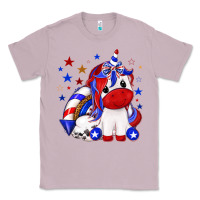 Lilac 4th of july american unicorn Classic Tee - texasbilliewilder