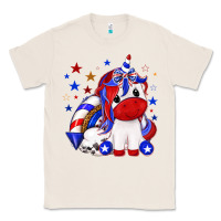 Natural 4th of july american unicorn Classic Tee - texasbilliewilder