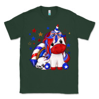 Sports Green 4th of july american unicorn Classic Tee - texasbilliewilder