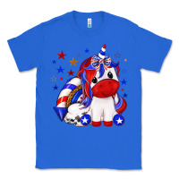 True Royal 4th of july american unicorn Classic Tee - texasbilliewilder