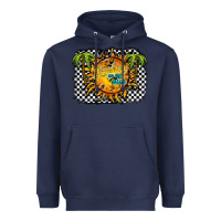 Navy sunshine on my mind Heavyweight Hoodie - RacoonDesign