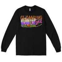 Black glamping girl Long Sleeve Tee - texasbilliewilder