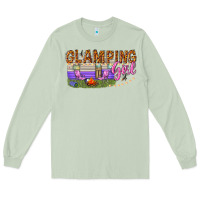 Matcha glamping girl Long Sleeve Tee - texasbilliewilder