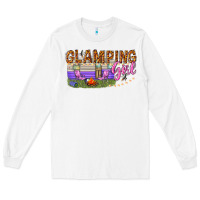 White glamping girl Long Sleeve Tee - texasbilliewilder
