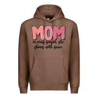 Chestnut mom in every season, she shines with grace Premium Hoodie - MaliasSmallBusiness