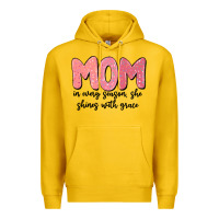 Lemon mom in every season, she shines with grace Premium Hoodie - MaliasSmallBusiness