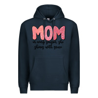 Navy mom in every season, she shines with grace Premium Hoodie - MaliasSmallBusiness