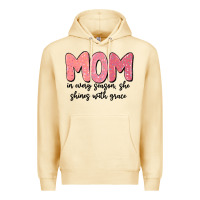 Pina Colada mom in every season, she shines with grace Premium Hoodie - MaliasSmallBusiness