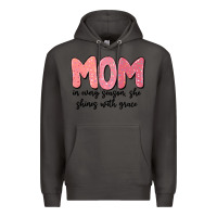 Mom In Every Season, She Shines With Grace Premium Hoodie | Teevron