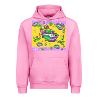 Fuchsia Pink mardi gras lips Urban Hoodie - MaliasSmallBusiness