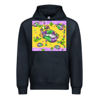 Navy mardi gras lips Urban Hoodie - MaliasSmallBusiness