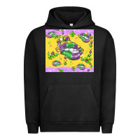 Pigment Black mardi gras lips Urban Hoodie - MaliasSmallBusiness