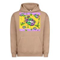 Pigment Burro mardi gras lips Urban Hoodie - MaliasSmallBusiness
