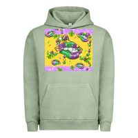 Pigment Oil Green mardi gras lips Urban Hoodie - MaliasSmallBusiness