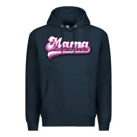 Navy Mama Leopard Premium Hoodie - RanaPortraitStore