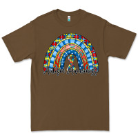 Cacao autism awareness rainbow Premium Tee - RacoonDesign