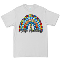 Dove Grey autism awareness rainbow Premium Tee - RacoonDesign