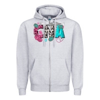 Heather Grey cna Zipper Hoodie - texasbilliewilder