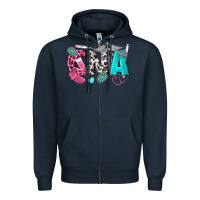 Navy cna Zipper Hoodie - texasbilliewilder