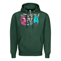 Sports Green cna Zipper Hoodie - texasbilliewilder