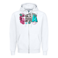 White cna Zipper Hoodie - texasbilliewilder