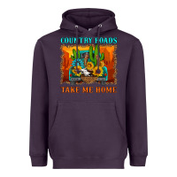 Plum country roads take me home Heavyweight Hoodie - HRA Design Shop