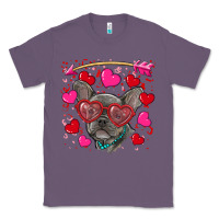 Valentine's Day French Bulldog Puppy Classic Tee | Teevron