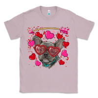 Lilac valentine's day french bulldog puppy Classic Tee - RanaPortraitStore