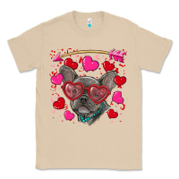 Mushroom valentine's day french bulldog puppy Classic Tee - RanaPortraitStore