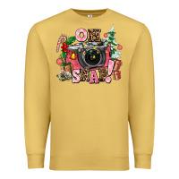 Antique Gold christmas oh snap Premium Sweatshirt - AdoDesignShop