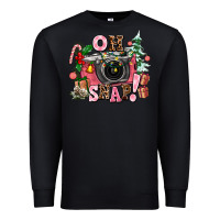 Black christmas oh snap Premium Sweatshirt - AdoDesignShop