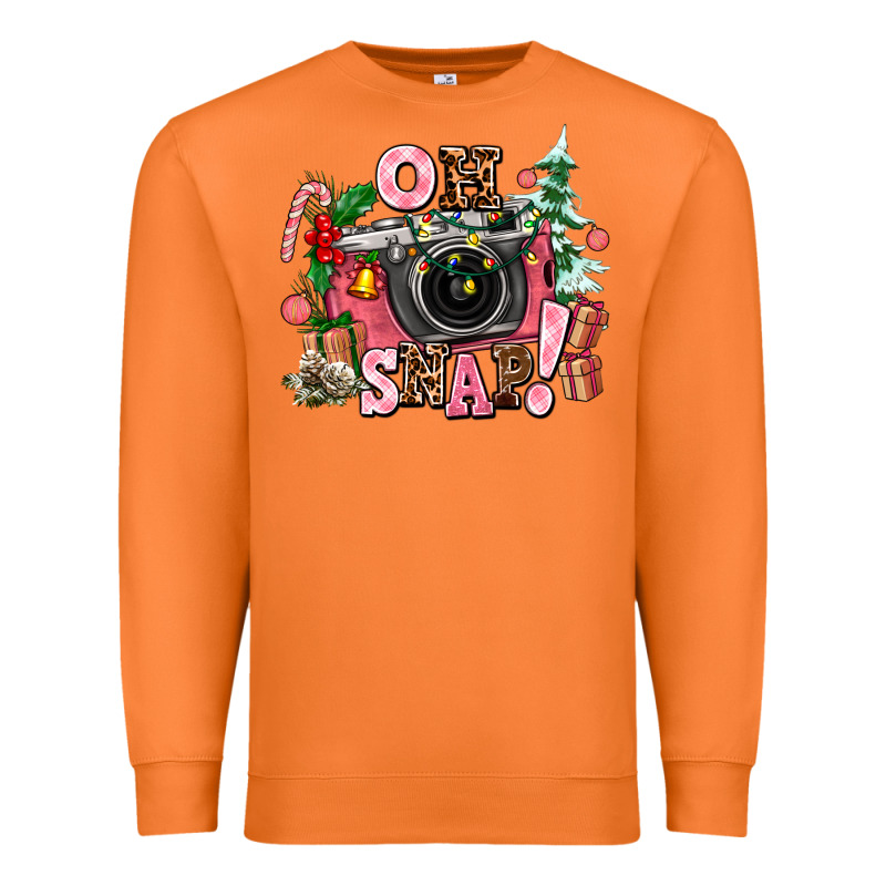 Christmas Oh Snap Premium Sweatshirt by AdoDesignShop | Teevron