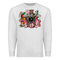 Oatmeal Heather christmas oh snap Premium Sweatshirt - AdoDesignShop