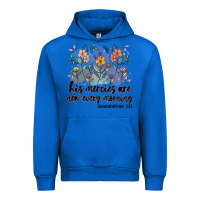 Cobalt his mercies are new every morning Urban Hoodie - MaliasSmallBusiness