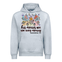 Heather Grey his mercies are new every morning Urban Hoodie - MaliasSmallBusiness