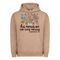 Pigment Burro his mercies are new every morning Urban Hoodie - MaliasSmallBusiness